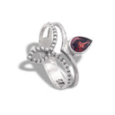 OVER THE TOP GARNET RING