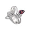 OVER THE TOP GARNET RING