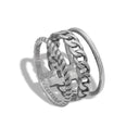 TRIPLET CHAIN RING