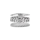 TRIPLET CHAIN RING