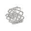 SILVER LATTICE RING