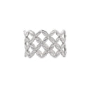 SILVER LATTICE RING