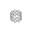 SILVER LATTICE RING