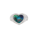 WHOLEHEARTEDLY IN PAUA RING