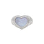 WHOLEHEARTEDLY IN MOTHER OF PEARL RING