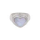 WHOLEHEARTEDLY IN MOTHER OF PEARL RING