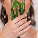 MOON GAZER IN PEARL RING