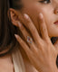 BESIDES THE POINT GARNET RING