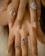 BESIDES THE POINT GARNET RING