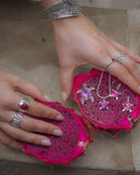 SILVER LATTICE RING
