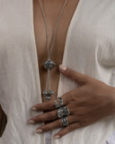 ORNATE SPACESHIP LONG DOTTY CHAIN