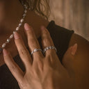 SHIMMER AT TWELVE PEARL RING