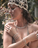 PEARL AND AMAZONITE BRACELET