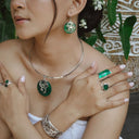 NEFERTITI - GREEN RING