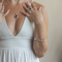 DOUBLE WITH CHAIN BANGLE