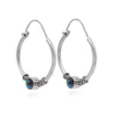 BOHEMIAN HOOP IN PAUA