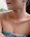 TRIPLE FRANGIPANI NECKLACE