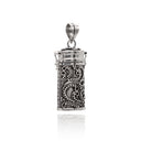 KEEP A SECRET IN FILIGREE PENDANT
