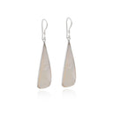 SWOOPIN MOTHER OF PEARL EARRING