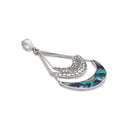 SWAN IN PAUA PENDANT