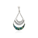 SWAN IN PAUA PENDANT