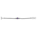 SOLITARE IN AMETHYST BRACELET