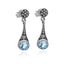 LITTLE TOPAZ FLOWER EARRING