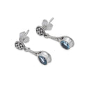 LITTLE TOPAZ FLOWER EARRING