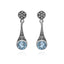 LITTLE TOPAZ FLOWER EARRING