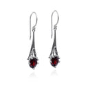 METEOR SHOWER GARNET EARRING