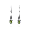 METEOR SHOWER PERIDOT EARRING