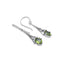 METEOR SHOWER PERIDOT EARRING