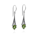 METEOR SHOWER PERIDOT EARRING