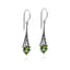 METEOR SHOWER PERIDOT EARRING