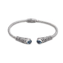 CLUCTH TEARDROP TOPAZ  BRACELET