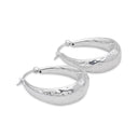ELEGANTLY HAMMERED HOOP