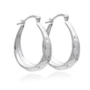 ELEGANTLY HAMMERED HOOP