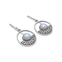 PEARL ON THE HORIZON EARRING