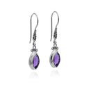 MARQUISE IN AMETHYST EARRING