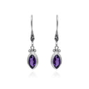 MARQUISE IN AMETHYST EARRING