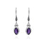 MARQUISE IN AMETHYST EARRING