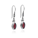 MARQUISE IN GARNET EARRING