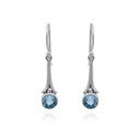 STALK IN TOPAZ EARRING