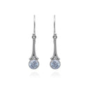 STALK IN ZIRCON EARRING
