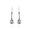 STALK IN ZIRCON EARRING