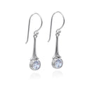 STALK IN ZIRCON EARRING