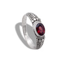 VERITY IN GARNET RING