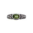 VERITY IN PERIDOT RING