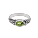 VERITY IN PERIDOT RING