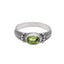 VERITY IN PERIDOT RING